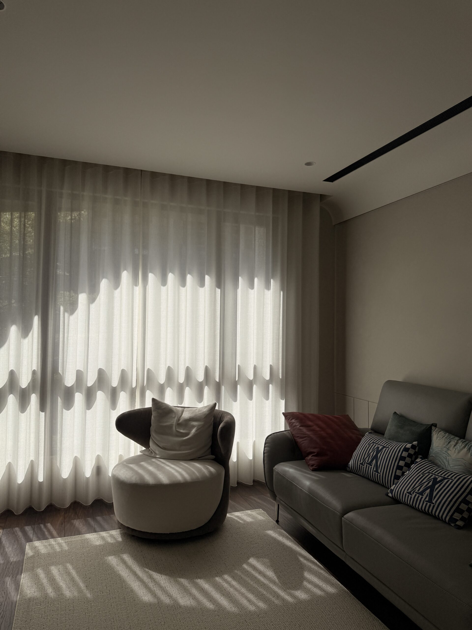 智能電動蛇型紗簾